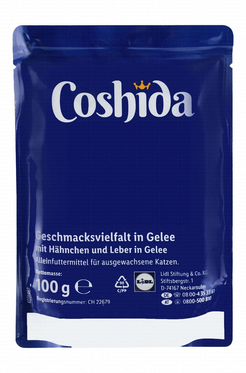 Coshida Wet Cat Food with Salmon and Trout for Adult Cats - 100 gr - Image 2
