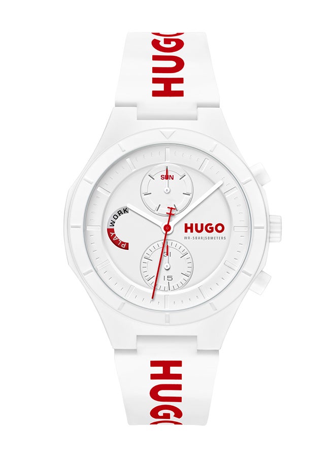 HUGO BOSS HUGO BOSS WATCH ROUND ANALOG MEN'S WHITE CASE WATCH - 1530406 - Image 1
