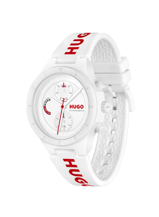 HUGO BOSS HUGO BOSS WATCH ROUND ANALOG MEN'S WHITE CASE WATCH - 1530406 - Image 2