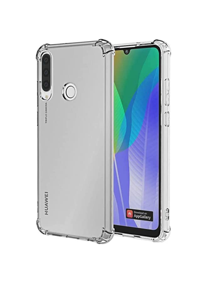 IAF حافظة لهاتف هواوي Y6p 2020 غطاء خلفي وسادة هوائية سيليكون ناعم مضاد للصدمات مضاد للخدش غلاف واقي زوايا