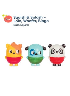 B. Toys B. toys - Mold Free Bath Toys- Squish & Splash- Water Play & Bath time- Color-changing animals- easy cleaning bath toy- 6 months +  - Image 3