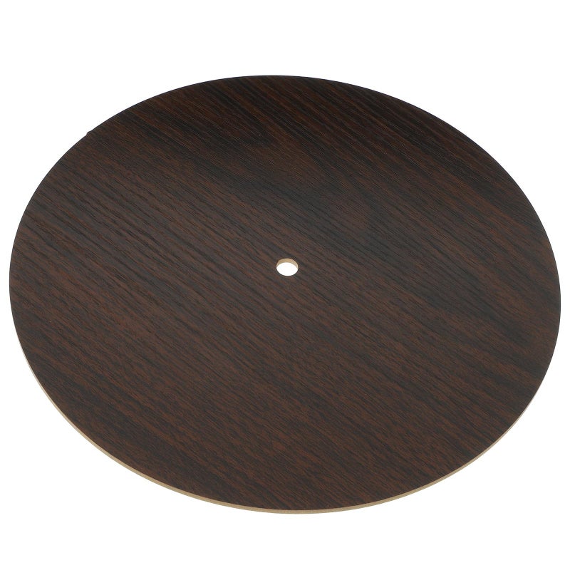 10 Inch Round Dark Wood Grain Clock Dial Plate 3mm Thick for DIY Clock Making and Repair - Image 2