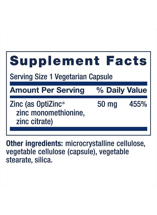 Life Extension Zinc Caps, zinc 50 mg, zinc citrate, Support the body's immune defenses, ultra-absorbable, vegetarian, non-GMO, gluten-free, 90 vegetarian capsules, 90 Count (Pack of 1) - Image 3