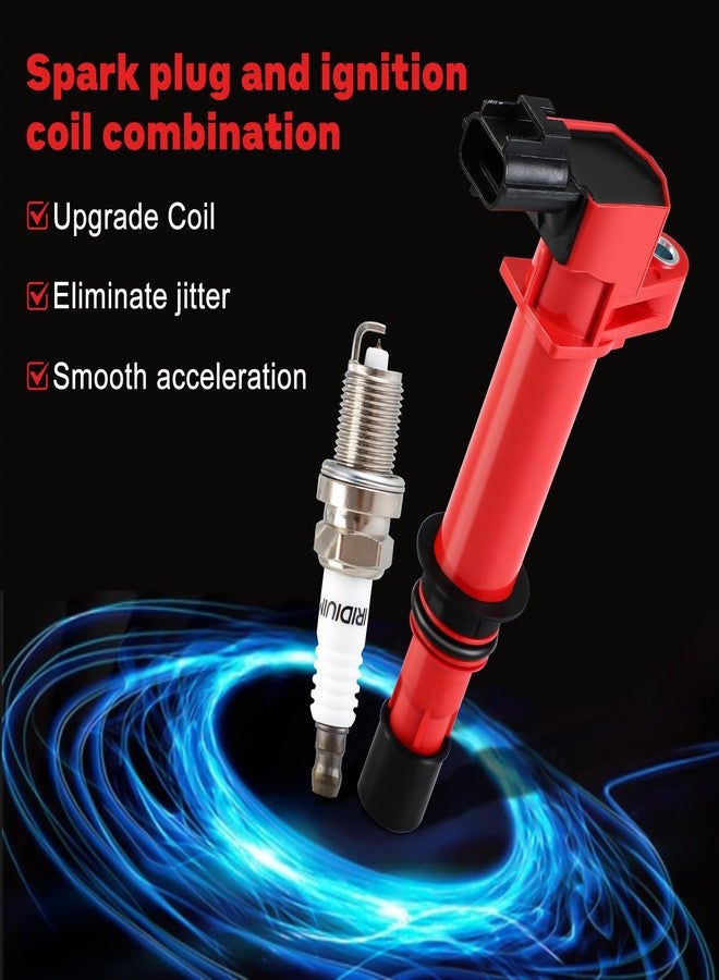 Nextirrer Ignition Coils Packs & Iridium Spark Plugs UF270 Pack of 8 Compatible with Dodge Ram 1500 Durango Jeep Commander Grand Cherokee Aspen 4.7L V8 - Image 2