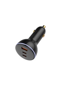 LDNIO Car Charger Turbo  Compatible with LDNIO  (160W) USB-C1  PD100W + USB-C2 PD 30W +USB-A1 30W QC3.0 Type-C QC 3.0 Fast Charging Laptop Mobile Cell Phone  - Image 2