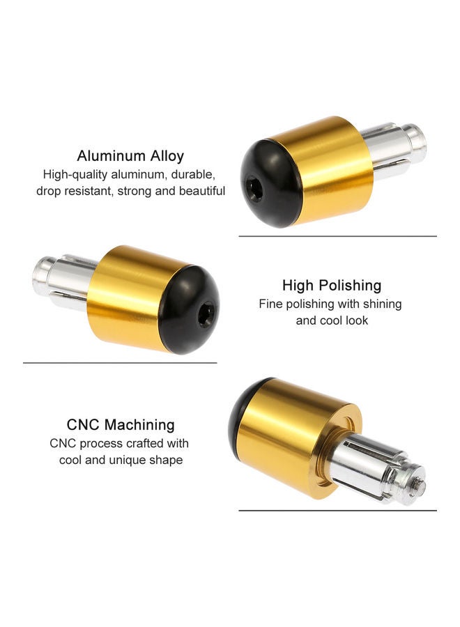 NIBEMINENT 2-Piece Motorbike Handlebar End Plug Caps - Image 3