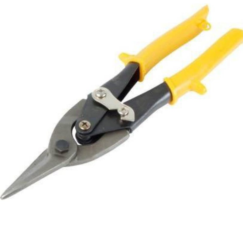 TOOLBUX TUTC4 Metal Cutter 95 Inch Compound Action Snips with Molybdenum Alloy Blades Vinyl Hand Grips for Precision Cutting - Image 1