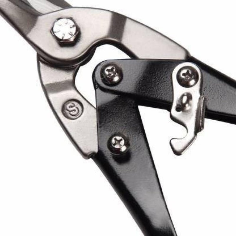 TOOLBUX TUTC4 Metal Cutter 95 Inch Compound Action Snips with Molybdenum Alloy Blades Vinyl Hand Grips for Precision Cutting - Image 2