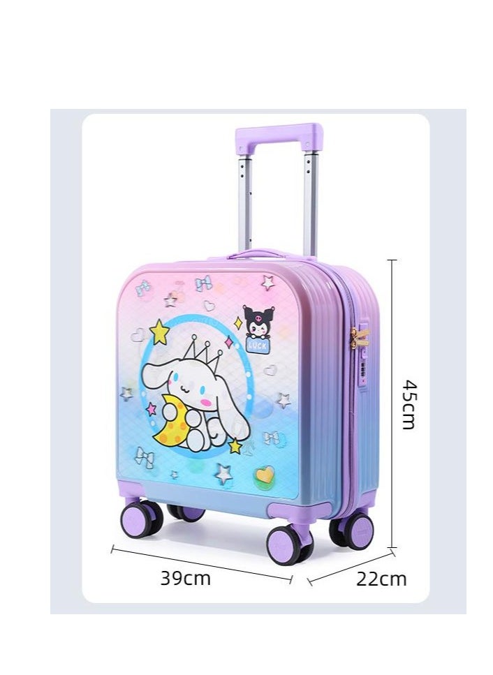 Golden Kids Luggage, 20 Inch Kids Lightweight 3D Trolley Bag, Suitcase with Cartoon Pattern, Travel Gift for Boys and Girls (Pink)  - Image 2
