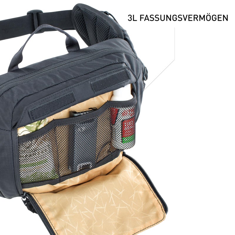 evoc HIP PACK 3, Black, incl. 1,5l hydration bladder - Image 4