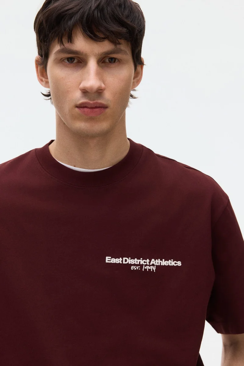 H&M Loose Fit Printed T-shirt