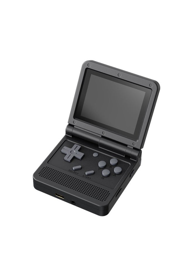 Generic - V90 Game Machine Mini Handheld Flip PS Open Source Handheld 64-bit Classic Retro Nostalgic GBA Arcade-Product Color:V90-64gb Standard Configuration-Model:Black (english Version) - Image 1