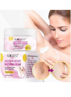 AuQuest 50ML Underarm Instant Whitening Cream Whitening Cream for Women for Dark Armpit Body Face Lightening Cream Intimate Skin Cream for Knees Armpit Elbows Private Areas  - Image 2