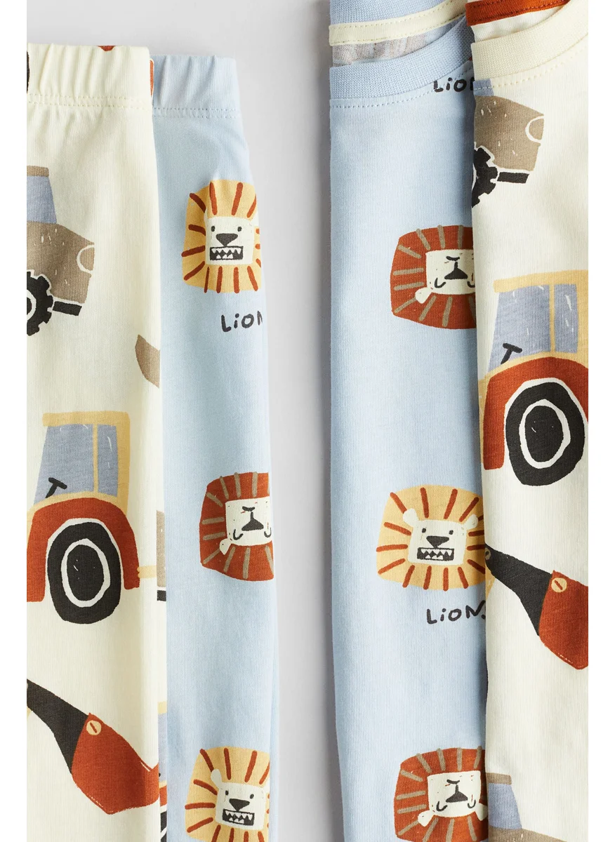 اتش اند ام 2-Pack Printed Cotton Pyjamas