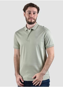 GIORDANO Men's Liquid Touch Polo - LigGreen  - Image 1