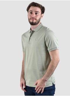 GIORDANO Men's Liquid Touch Polo - LigGreen  - Image 2