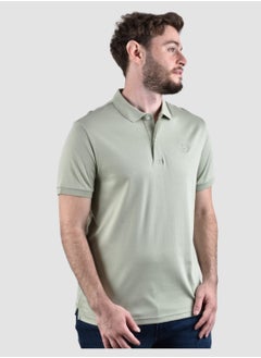 GIORDANO Men's Liquid Touch Polo - LigGreen  - Image 3