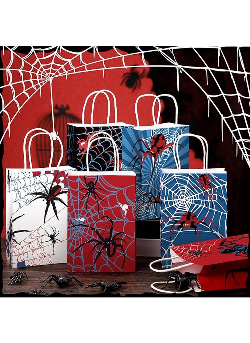 SPIDERMAN 24 Pcs Spiderman Goodie Bags Spiderman Party Bags,Spiderman Gift Bags,Spiderman Candy Bags for Boys Girls Kids Spiderman Theme Birthday Party Decorations Suppilies  - Image 2