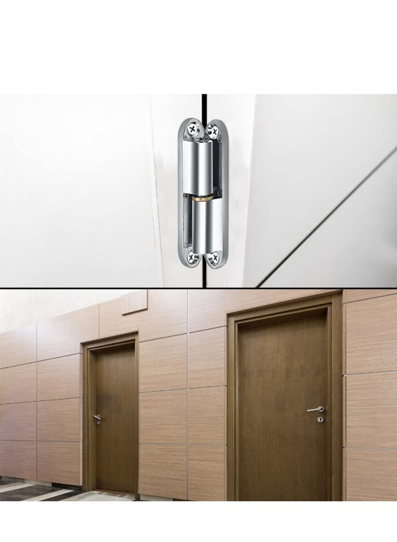 Excefore Cabinet Hinges, Zinc Alloy Renovation Detachable Hinge, H-Shape Rotate Detachable Hinges for Window Cupboard Cabinet Room Kitchen Garden Doors 2 Pcs  - Image 5