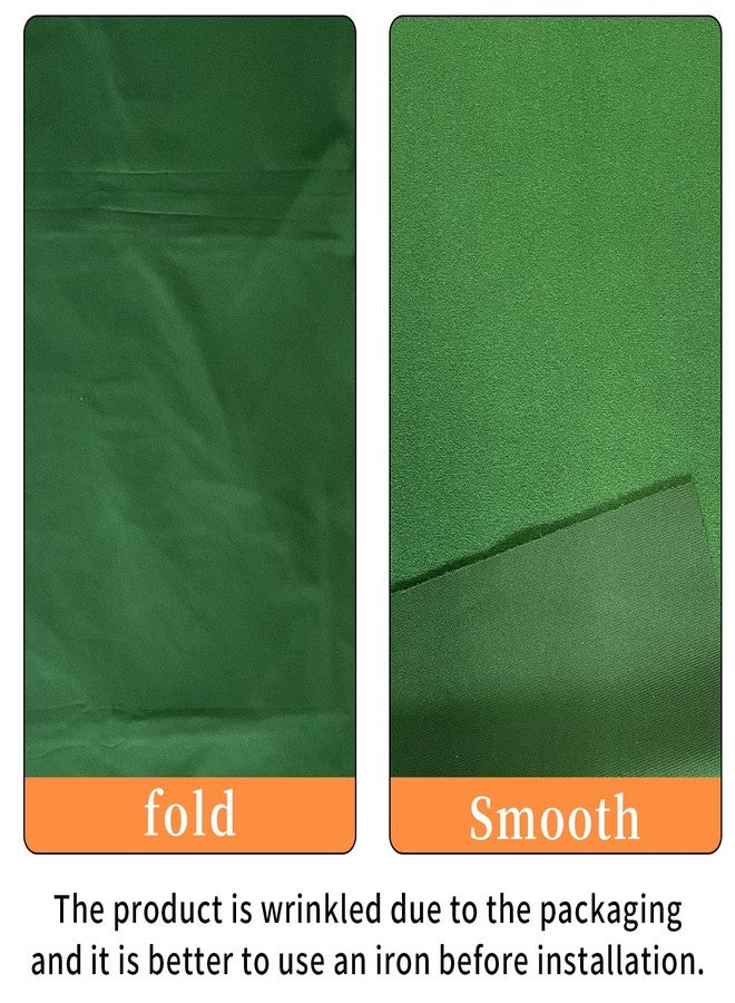 Suprwin 8' Pool Table Felt w/ 6 Cloth Strips, Pre Cut Billiard Table Cloth Felt (8FT-Blue) - Image 5