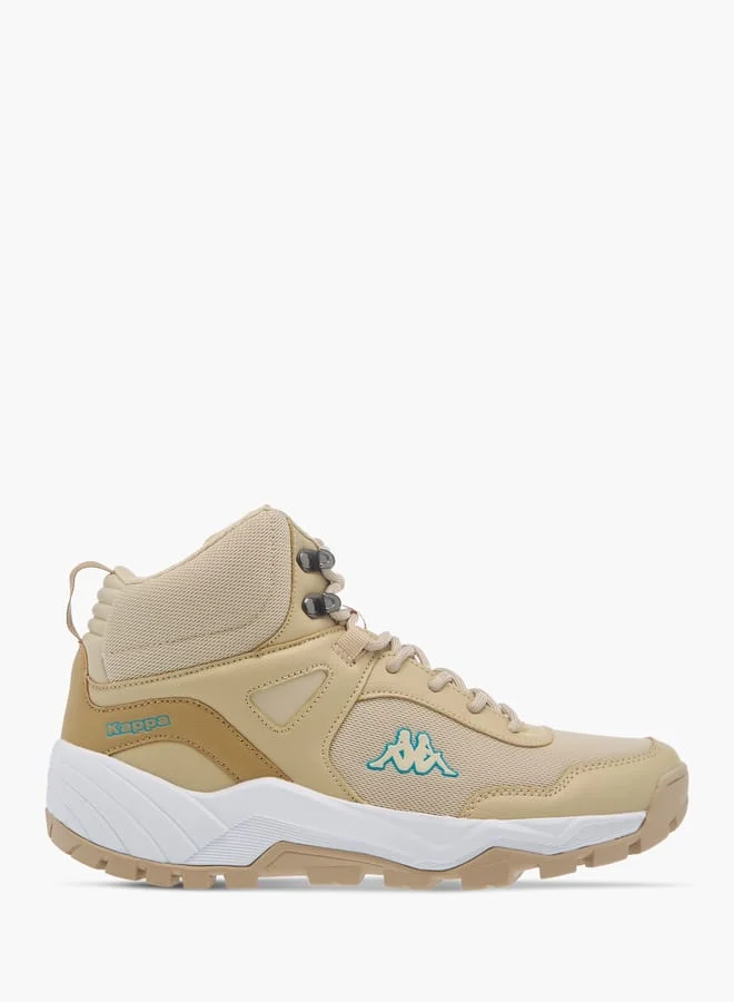 كابا سنيكرز نسائي بتفاصيل شعار وإغلاق برباط