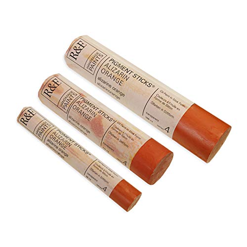 R&F Handmade Paints - Professional Oil Pigment Stick, Alizarin Orange, 100 ml - Image 3