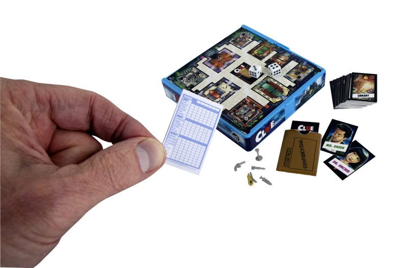 Worlds Smallest Board Games Set of 4 - Clue, Sorry, Battleship, Blokus (Bundle) - Image 5