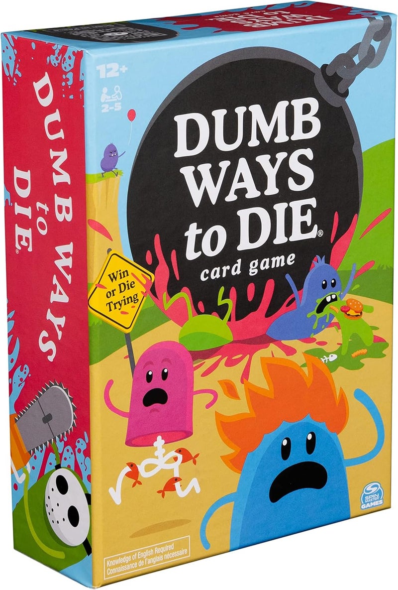 Spin Master Games Dumb Ways to Die Card Game by Spin Master Games - Fun Family Game for Ages 12 and Up - Image 1