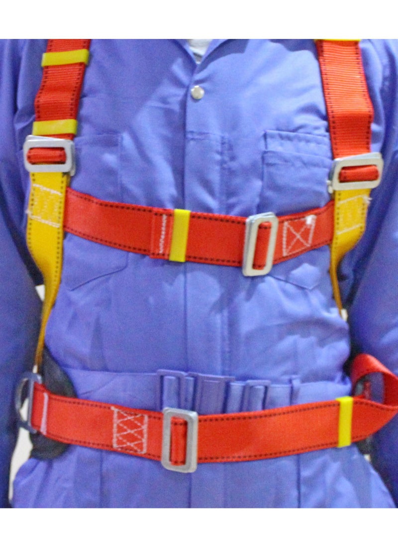 Full body safety harness with waist protection, shock absorber 2 rope and 2 big safety hook, 6 point adjustable - pzsku/ZEC9F4C600FA610AB8243Z/45/_/1681569477/b1f74dd6-2b73-4e93-80ec-3b96c4bead06