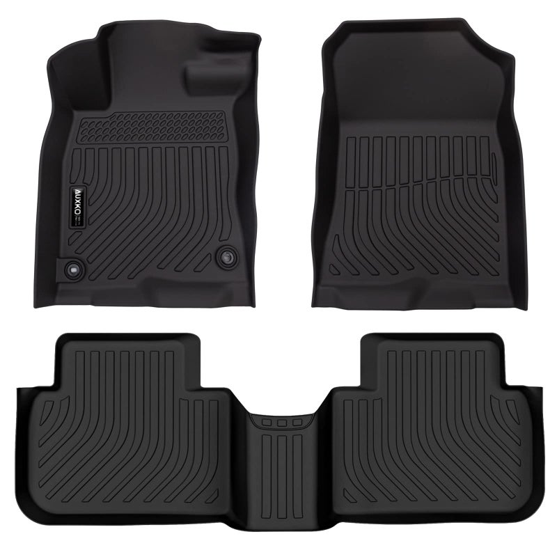 AUXKO All Weather Floor Mats for Honda Civic 2026 2025-2022 Sedan Hatchback Si(Include Sport|2nd Row with&w/o USB Port|Not for Hybrid) Acura Integra 2023-2026 Liners All Season Odorless Anti-Slip - Image 2