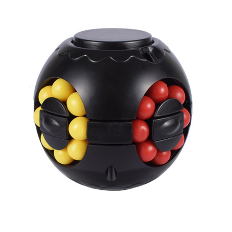 Kindergarten Educational Magic Bean Magic Ball Toy Rotating Plane Ball Gyro Fingertip Hamburger Cube Magic Bean - Image 1