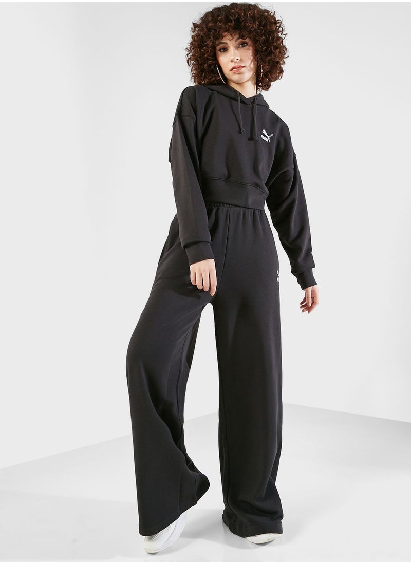 PUMA - Classics Cropped Hoodie - Image 1