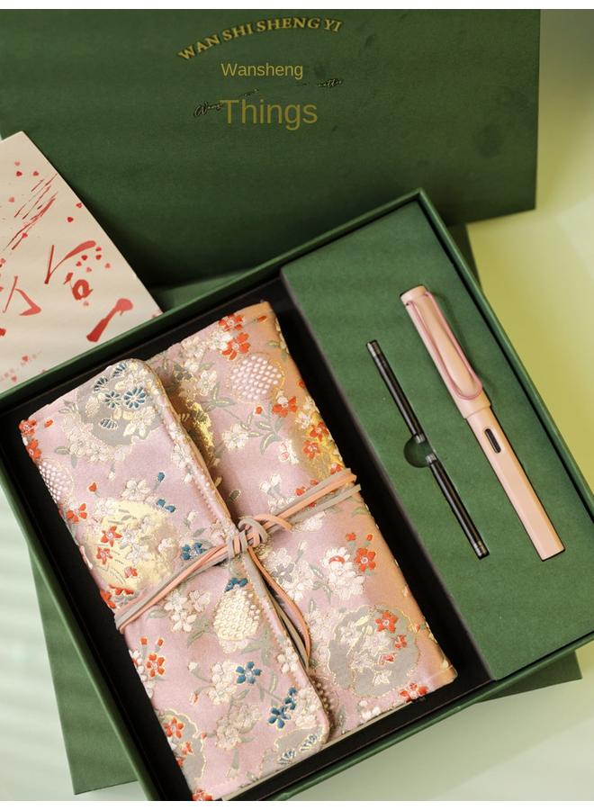 Bluejw Guofeng Notebook Pen Book Gift Box Suit Hand Account Journal High Color Value Conference Office Notepad University - Image 1