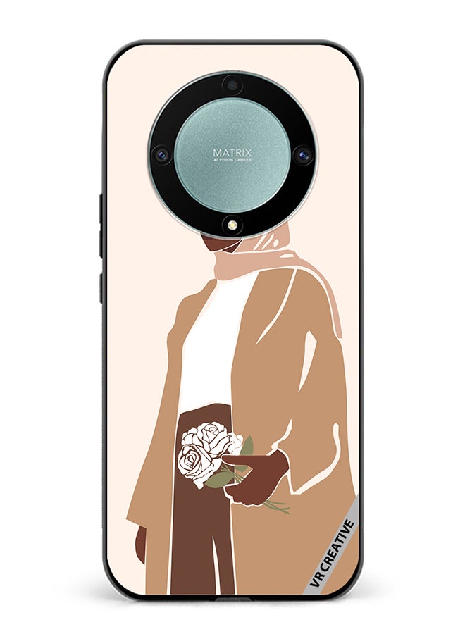 VR CREATIVE Protective Case Cover For Honor X9b Woman In Hijab Design Multicolour - Image 1