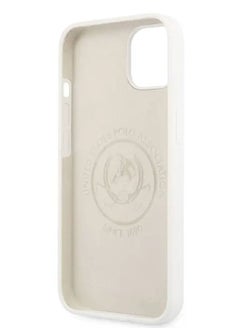 U.S.Polo iPhone 13 Case 6.1inch Liquid Silicone Flag Logo USPA - White  - Image 5