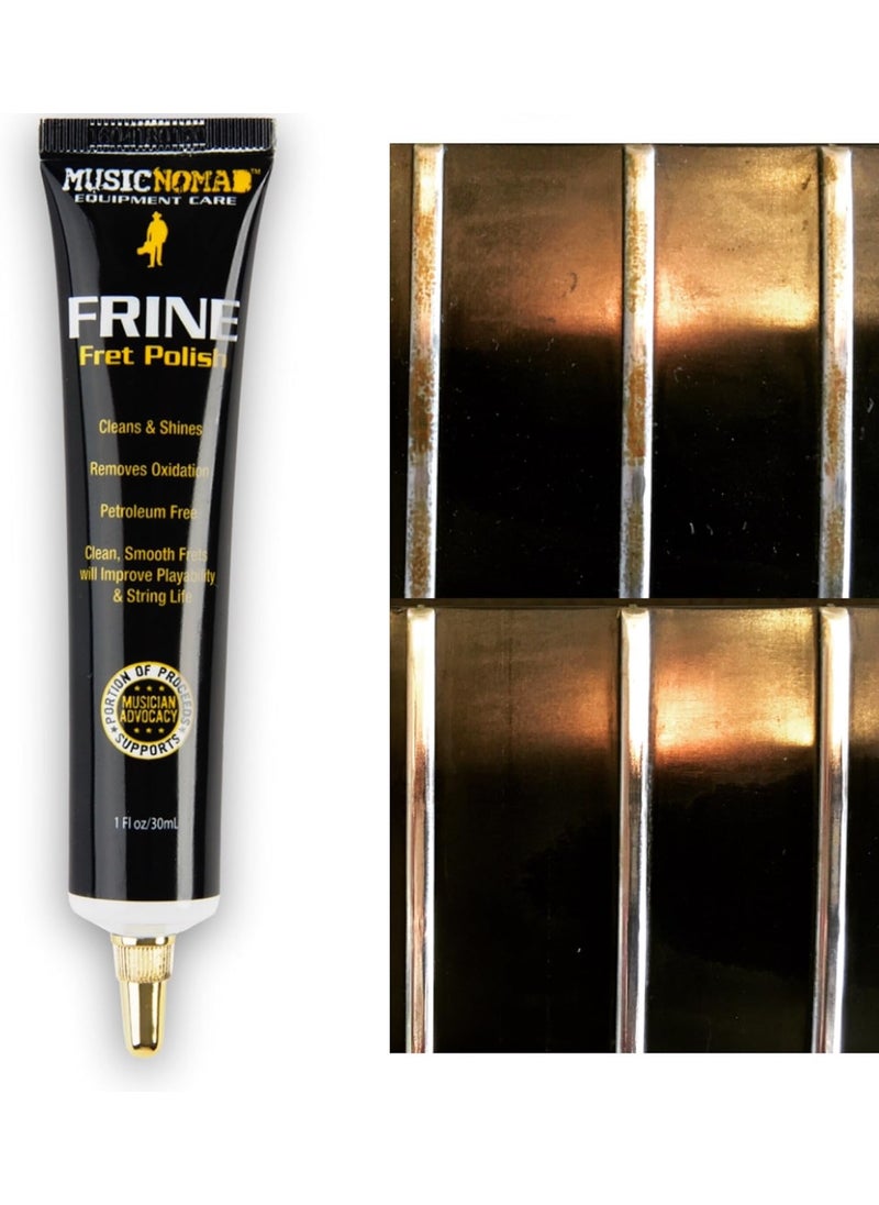 MusicNomad MusicNomad 5 pc FRINE Fret Polishing Kit with Fretboard Guards Polish Cloth MN124  - Image 5