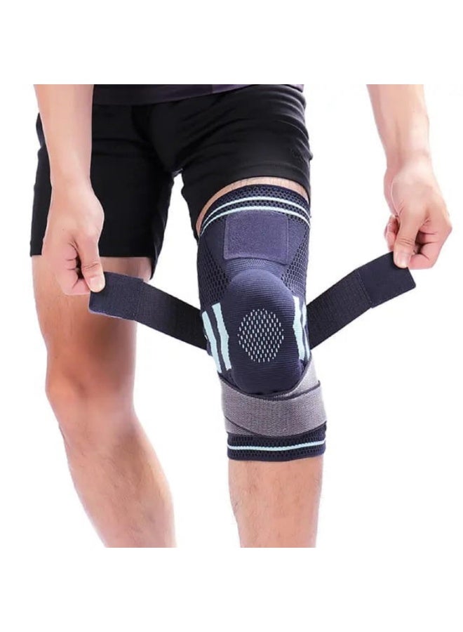 WangPangZi Professional Hinged Knee Brace Sleeve with Patella Gel Pad & Side Stabilizers Knee Support Bandage for Pain Relief Medical Knee Pad Running Joint Recovery Workout Arthritis - Image 3