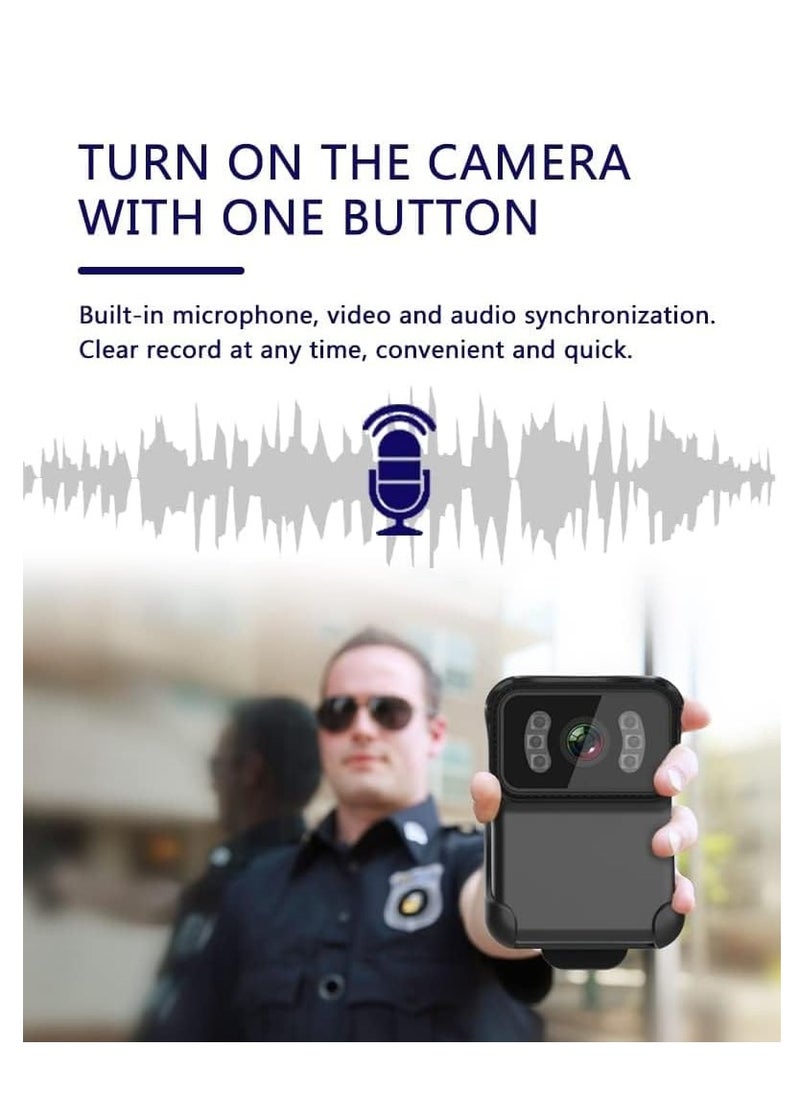 Generic - Wearable Mini WIFI Body Camera with Night Vision and Audio Video Recording for Law Enforcement and Security - Image 1