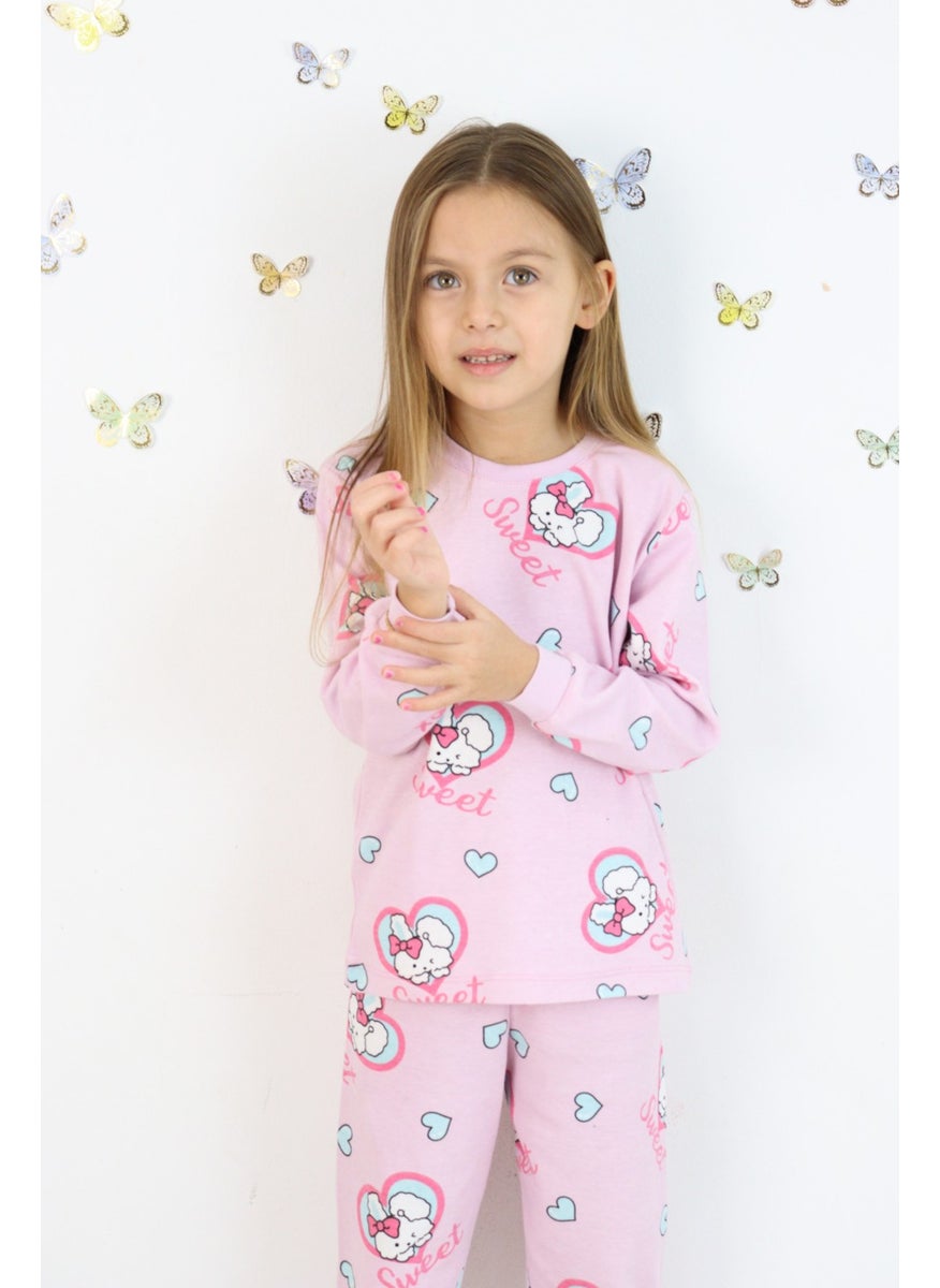 Girls Medium Thickness Basic Printed Pajama Set - pzsku/ZEC9FD7DA814A8F537F1EZ/45/_/1741309738/47e02708-50b4-4fc2-b588-84ff7c433f49