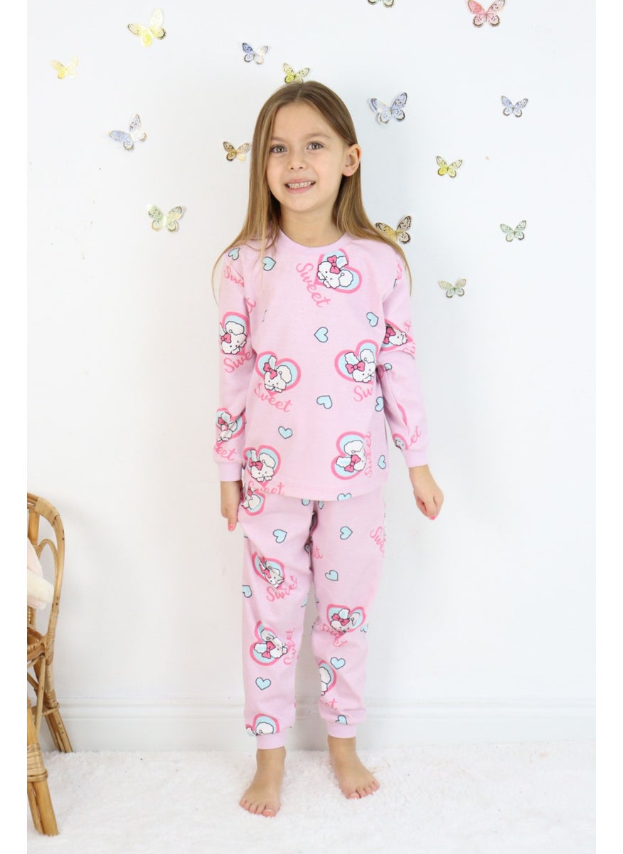 Girls Medium Thickness Basic Printed Pajama Set - pzsku/ZEC9FD7DA814A8F537F1EZ/45/_/1741309744/bb1c2cd4-e50a-43c4-9317-1366efd48c25