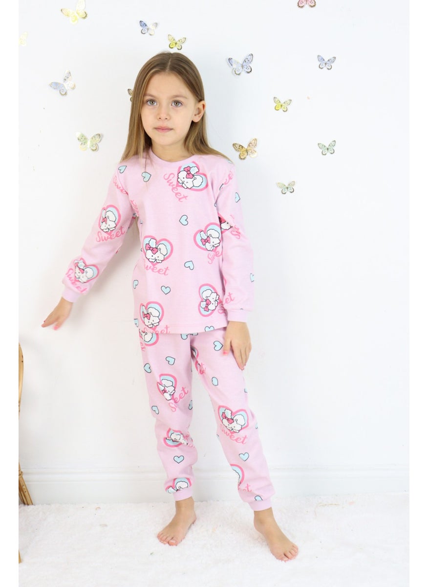 Girls Medium Thickness Basic Printed Pajama Set - pzsku/ZEC9FD7DA814A8F537F1EZ/45/_/1741309815/3df51c20-0d72-469f-8057-426bf84961e7