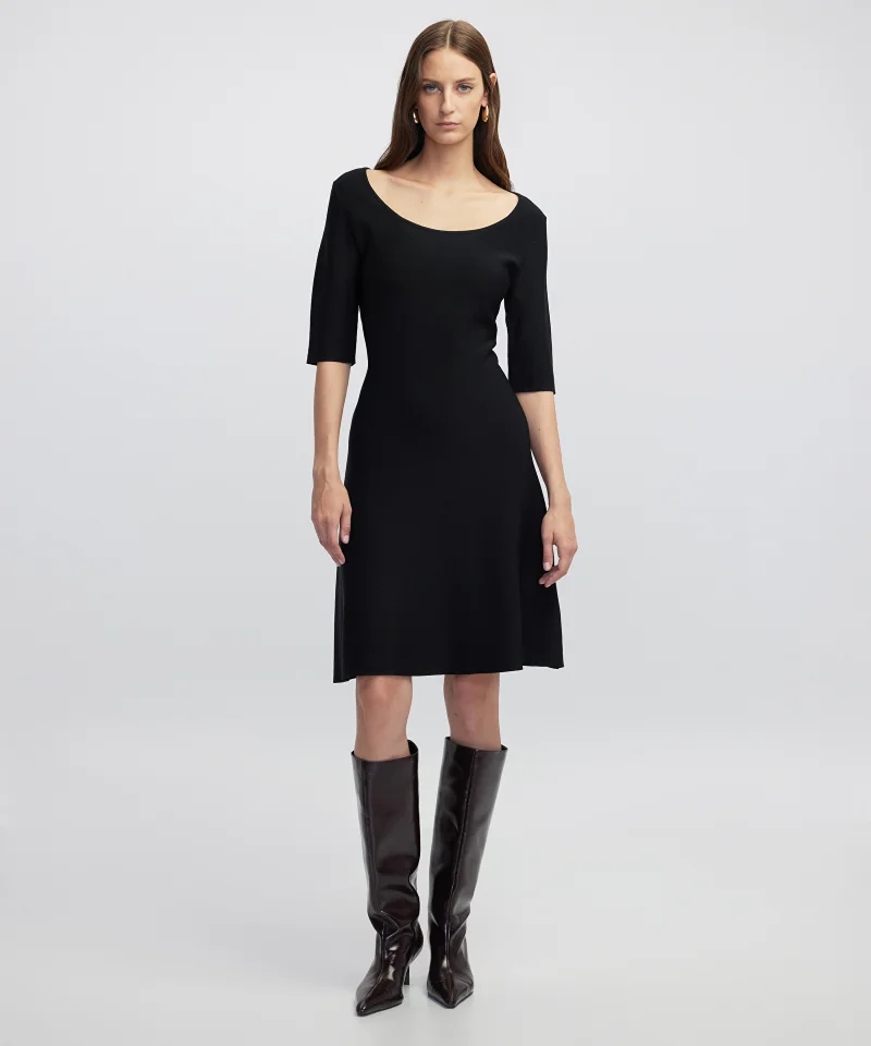 A-Line Knit Dress