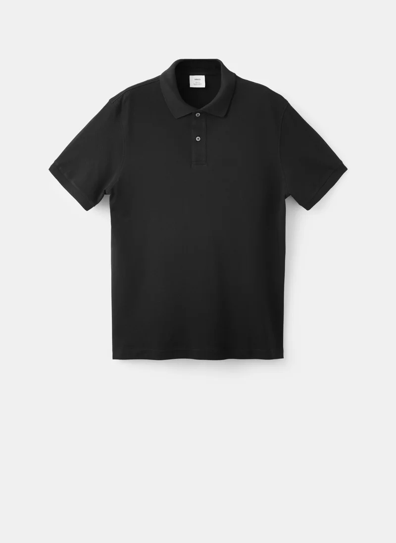Mango Man 99-NEGRO Polo Shirt Rea for Men | Best Price UAE