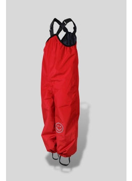 Belkızın Atölyesi Red Thermal Overalls with Straps  - Image 1