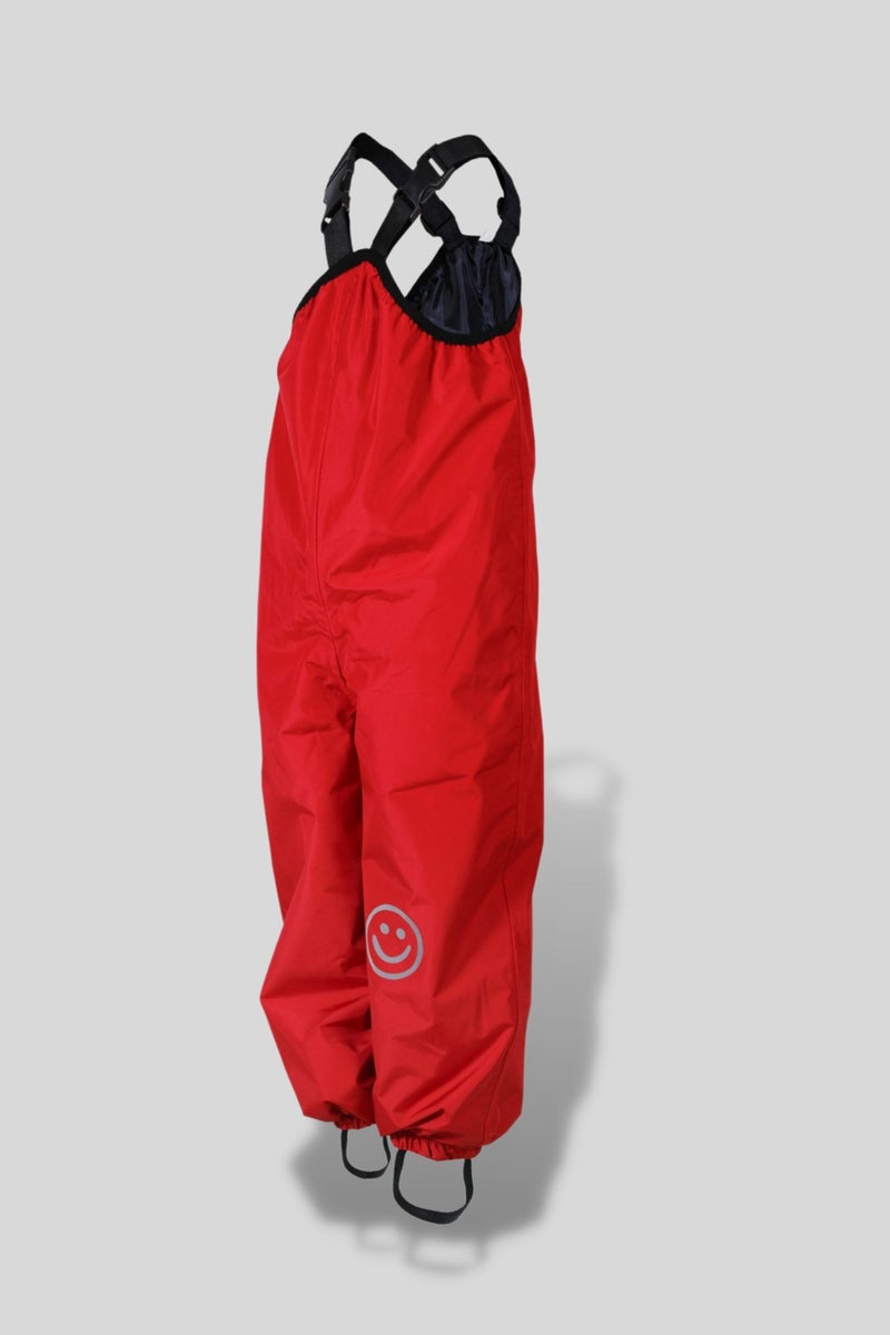 Belkızın Atölyesi Red Thermal Overalls with Straps  - Image 1
