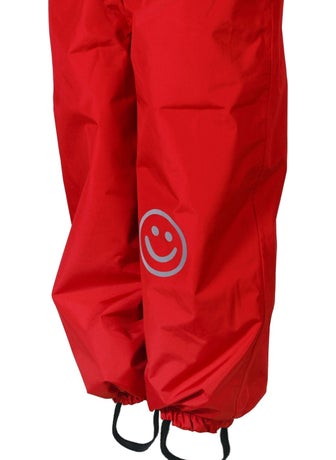 Belkızın Atölyesi Red Thermal Overalls with Straps  - Image 3