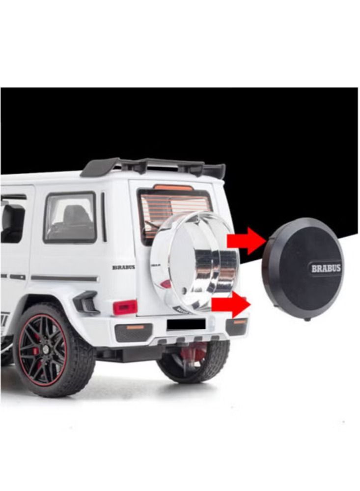 Dream Zone Mercedes Benz BRABUS G800 Alloy Diecast Model 1:24 Scale (White) - Image 3