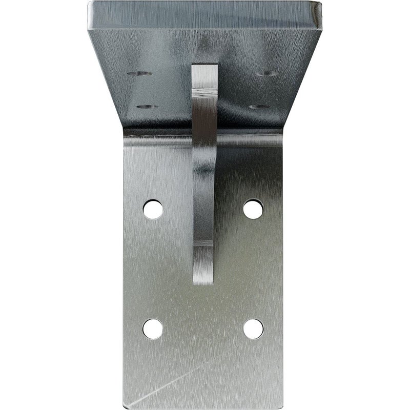 Ekena Millwork BKTM02X06X03EBCRS Steel Bracket Embrey, 2" W x 6" D x 3 3/4" H, Unfinished - Image 3