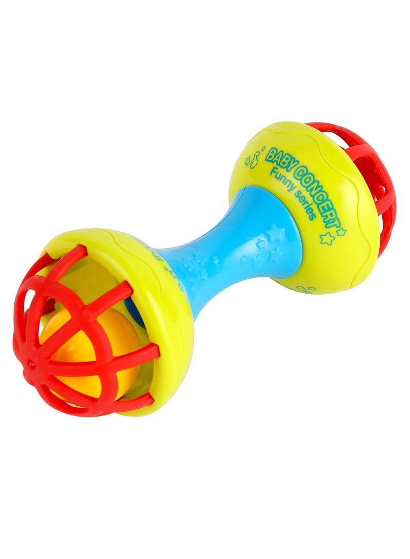 Turtees™ Colorful Attractive Plastic Non-Toxic Handball Stick Baby Rattle Toys for Babies Fun Time - Image 2