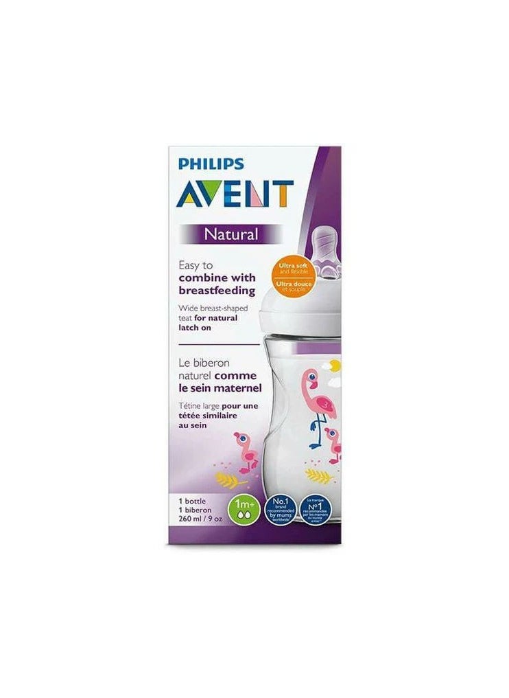 Philips Avent Natural Flamingo Them Bottle, 260ml - pzsku/ZECA0216614D2C0069290Z/45/_/1723937966/2f74a96f-eb8c-46dc-a1cd-b4dedef24793